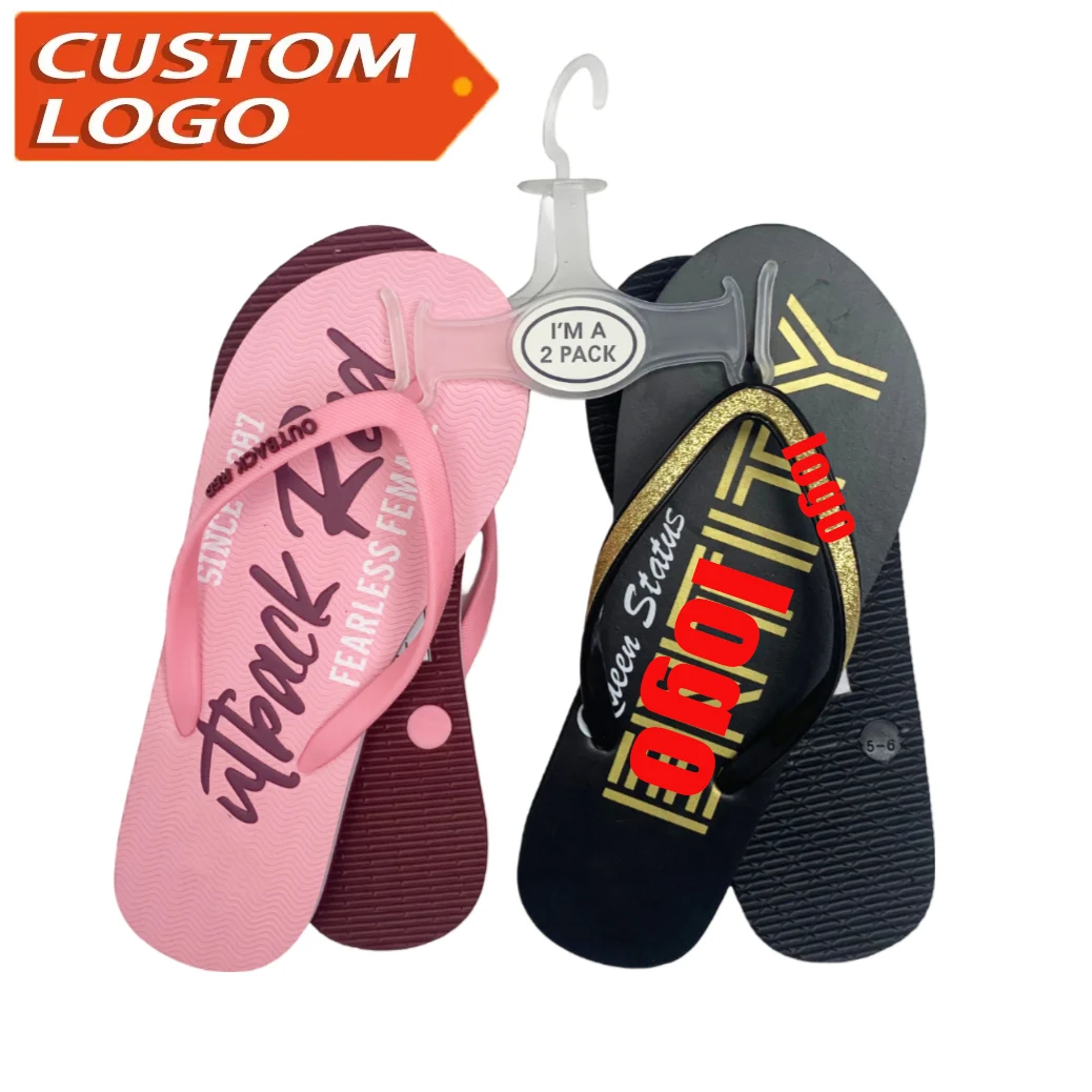 Bosirui cheap slippers buy one get one free flip flops for women Summer Casual Non-Slip Couple Flip-Flops slippers for ladies