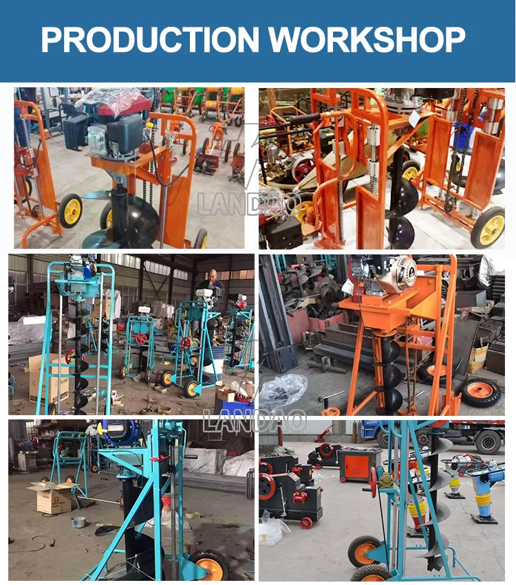 Portable Land Trench Hand Small Digging Machine For Sale