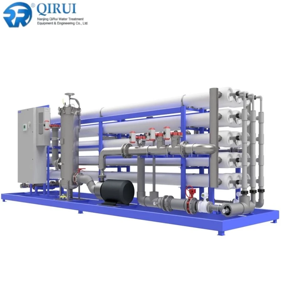 PLC man-machine microcomputer control 8t reverse osmosis equipment GMP purified water equipment