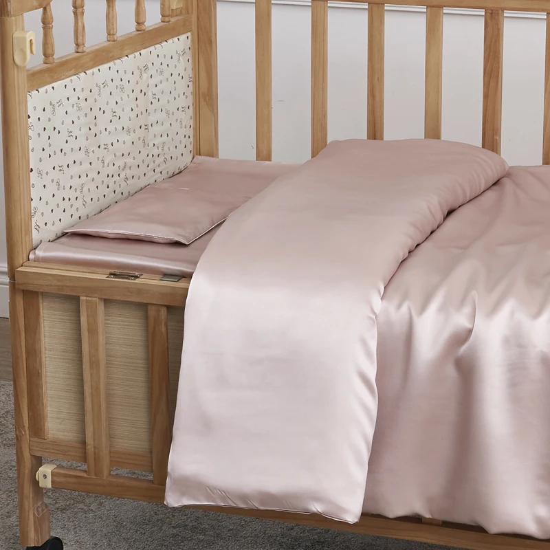 Softest Bedding Set 100% Mulberry Silk Baby Cot Sheet