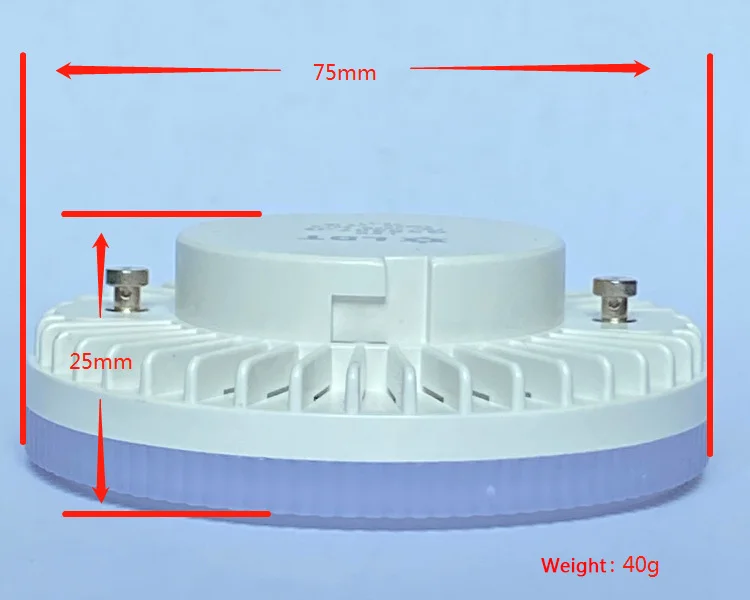 High Brightness Cabinet LIght 7W 9W GX53 LED Lamp Round Dimmable LED Bulb Lights