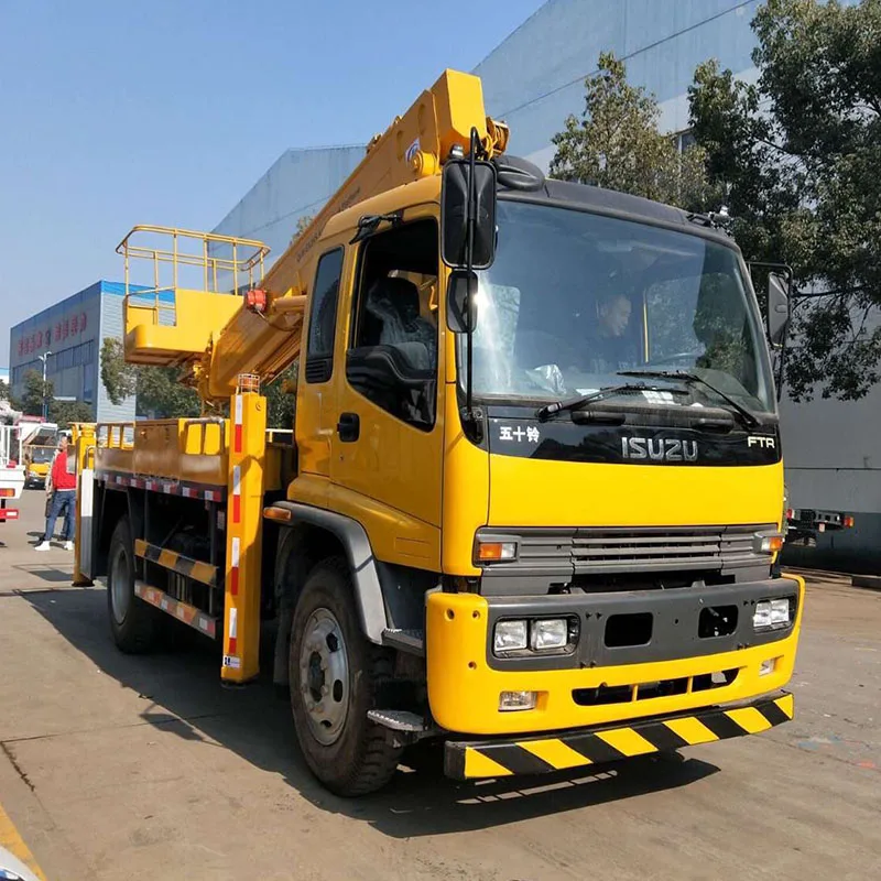  Японская телескопическая стрела FTR 4x2 20 м грузовик с воздушной лестницей высокой платформой производитель