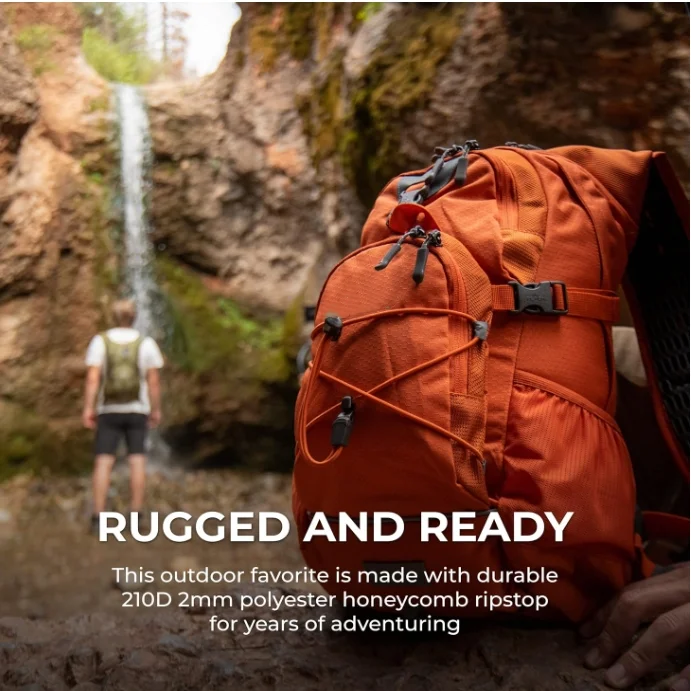 Custom Quanzhou Orange Hydration Backpack For Hiking Running Cycling Biking Hydration