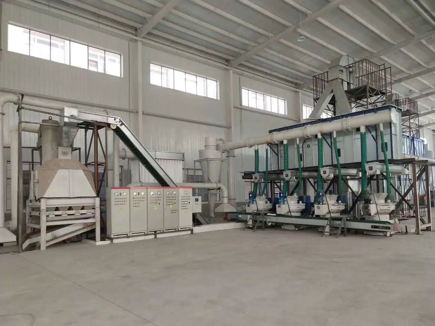 Hard wood pellet production line Yulong pellet mill price rice husk pellet machine