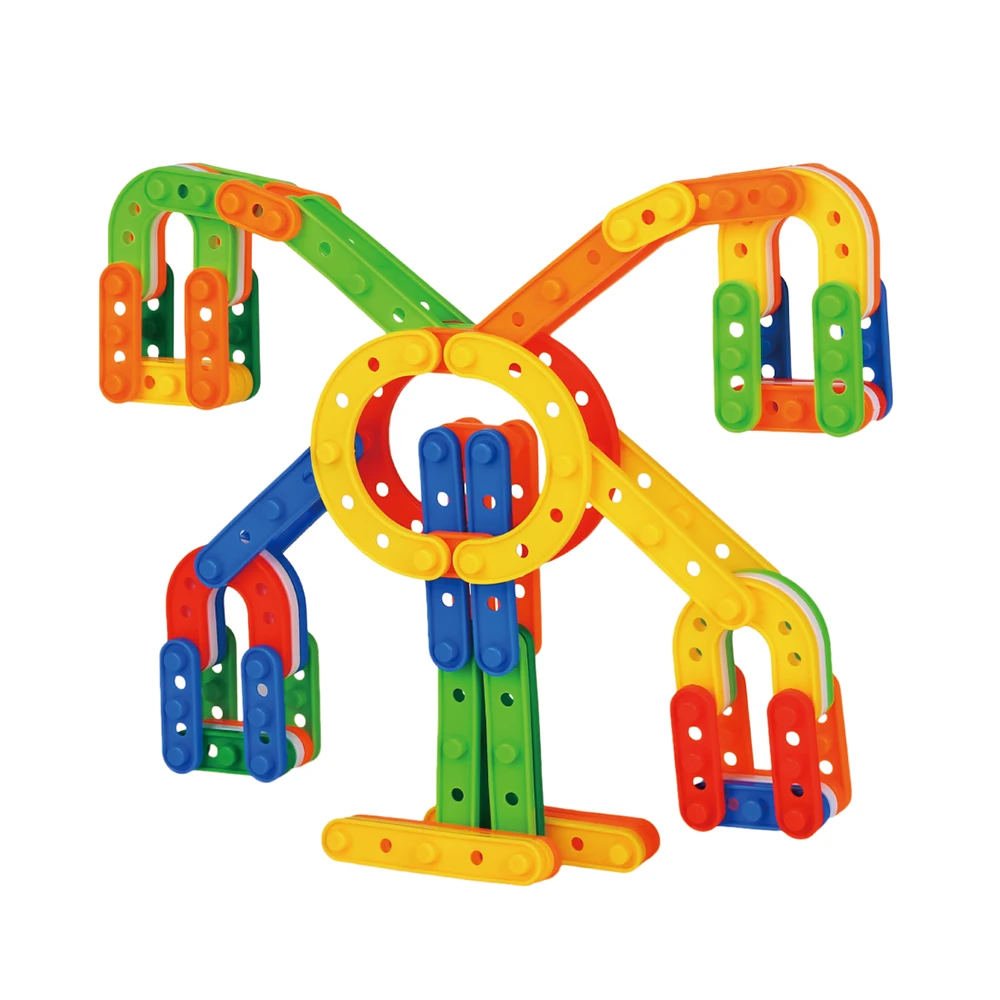 kindergarten DIY building material blocks toys Compatible ABS plastic kids educational toys