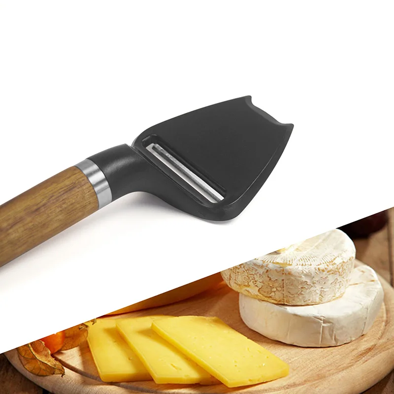 Wholesale Kitchen Accessories Stainless Steel Peeler Grater Lemon Tools Small Plastic Kitchen Gadgets with Wood Handle