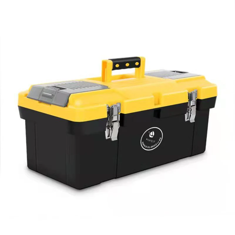 Best Quality Black and Yellow Exquisite and Practical Plastic Toolbox for Hardware Tools Supplies (1600344601492)