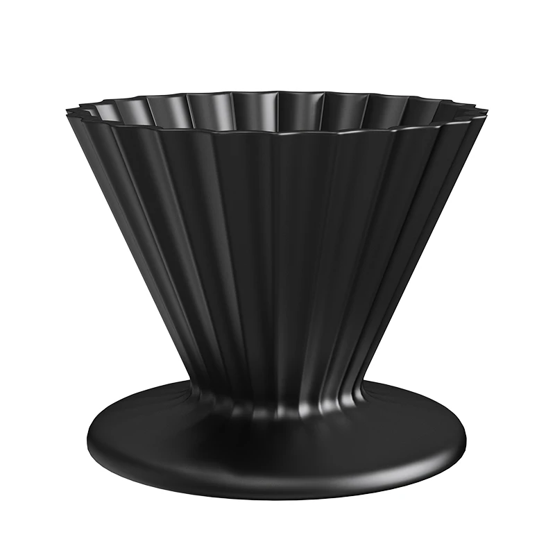 DHPO 360 Degrees Evenly Distributed Convex Pattern Design High-Fired Ceramic Coffee Dripper Porcelain Coffee Filter