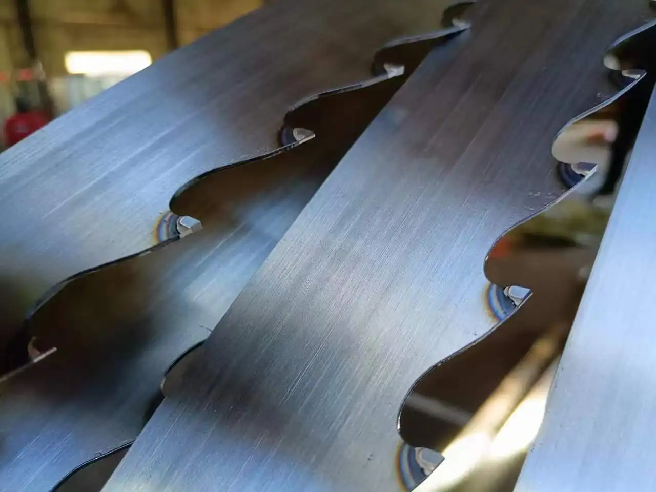 Premium Quality Industrial Grade TCT Bandsaw Blade Carpentry Woodworking Laser Welded Steel White Finish OEM Hard Wood Cutting