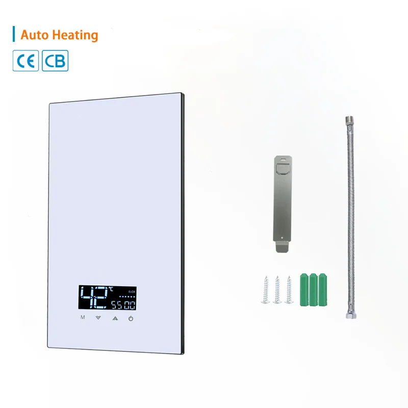 220V 8.5KW Low Price Portable Mini shower tankless water heater for hotel use