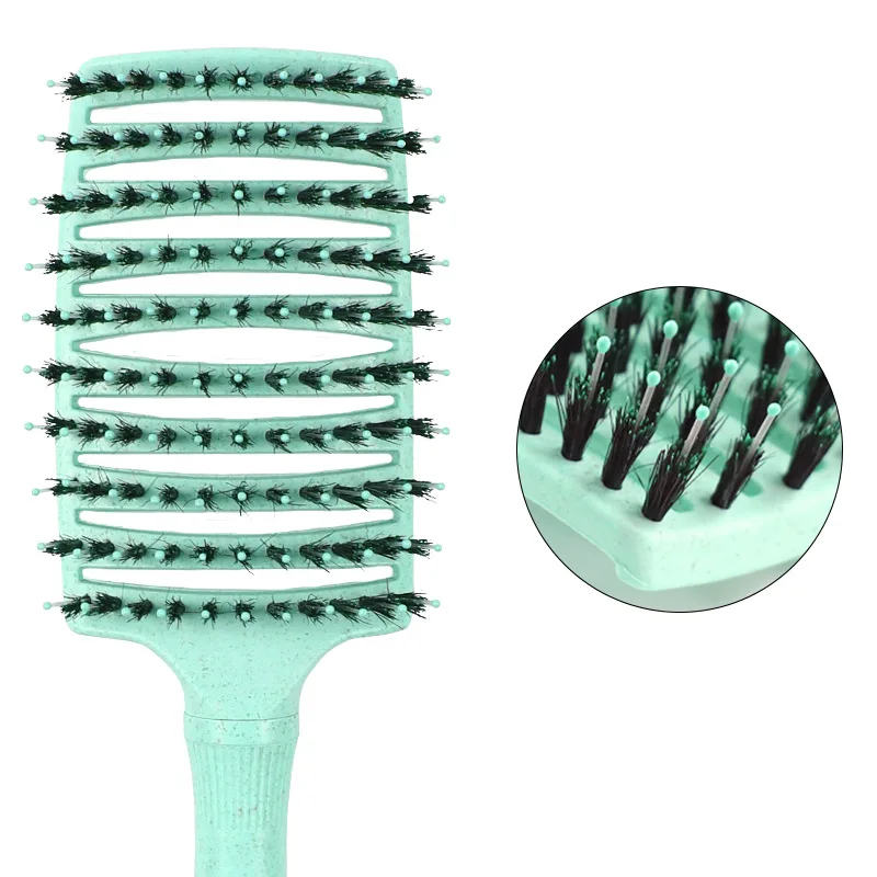 Custom Logo Travel Carrying Portable airbag Comb Hair Care Scalp Massager Hair Growth Brush for Man Women