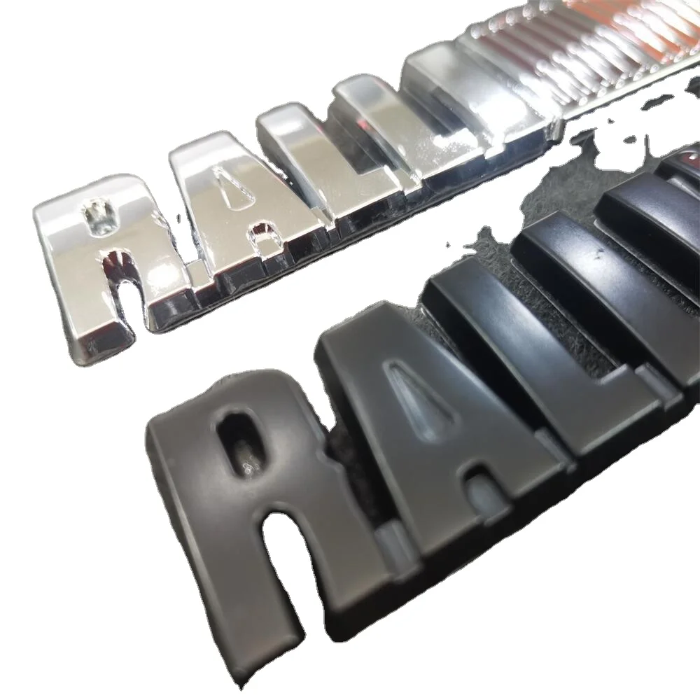 Suitable for Mitsubishi Ralliart Modified Logo Three-Dimensional Metal Rear Sticker Cross-Border Hot Spot Wholesale