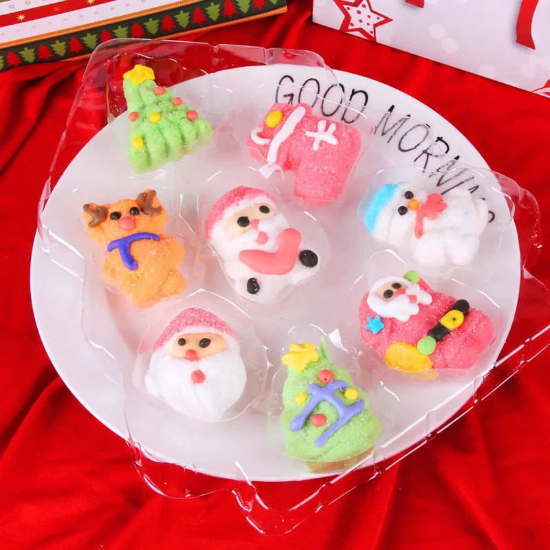 Christmas Tree Shaped Candy Packaging Box marshmallow Fruity Gummy Candy