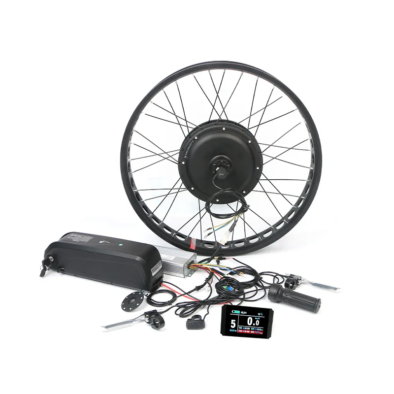 Двигатель QS 17 дюймов 8000W 72V In-Электрический мотор эпицентра деятельности колеса электрический мотоцикл Conversion Kit Max.16000W самокат мотора lkz