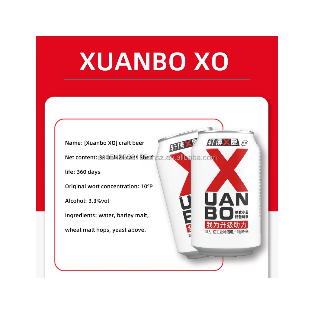 Custom Fruity Beer 330ml 3.3%vol German Craft Canned Beer Delicious Craft Beer