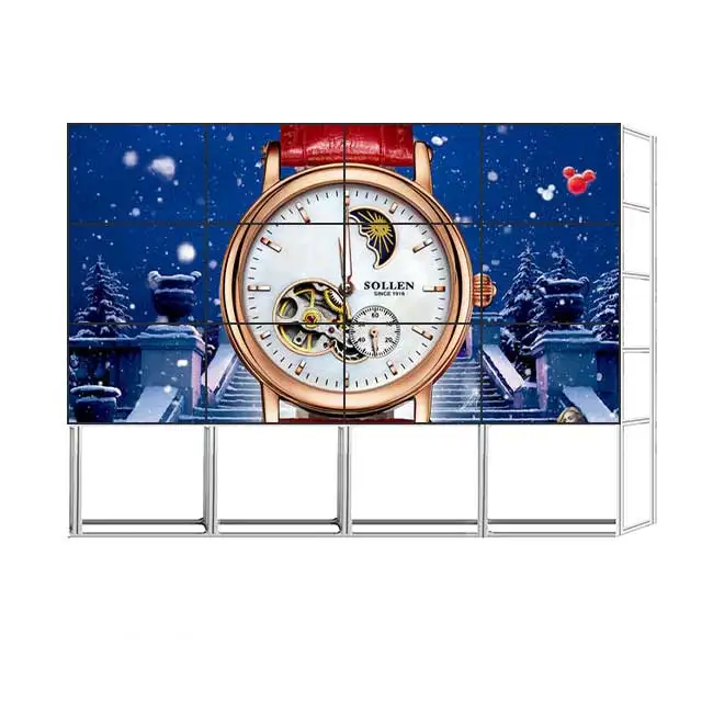 Домашний видеоконтроллер 4k, видеостена 55 дюймов 2x2 3x3, рекламный дисплей, рекламные плееры, ЖК-видеостена, сращивающийся экран