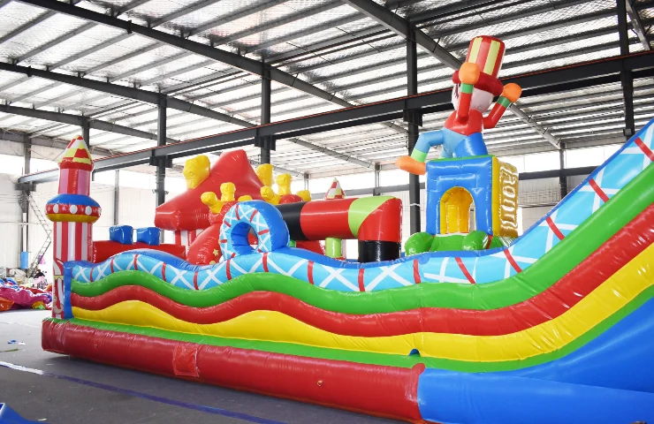 Bounce House With Banners Bouncer Castle Inflateble Bouncy Speed Racer Wholesalers Cactus Combo Candy Themed House