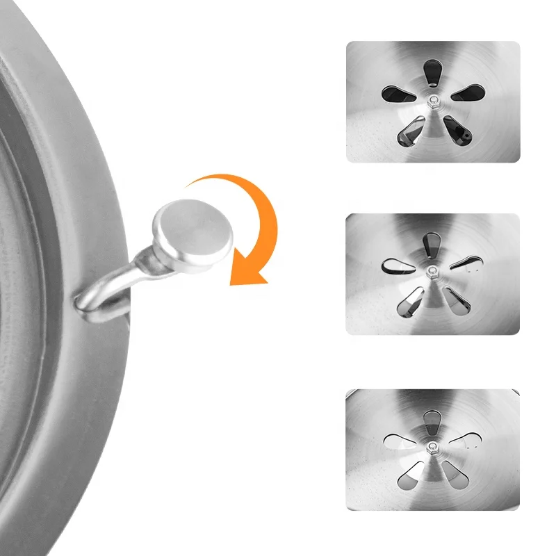 Korean Style Commercial Embedded Charcoal Grill Thickened Stainless Steel Round Grill Large Charcoal Basin For Rapid Heating