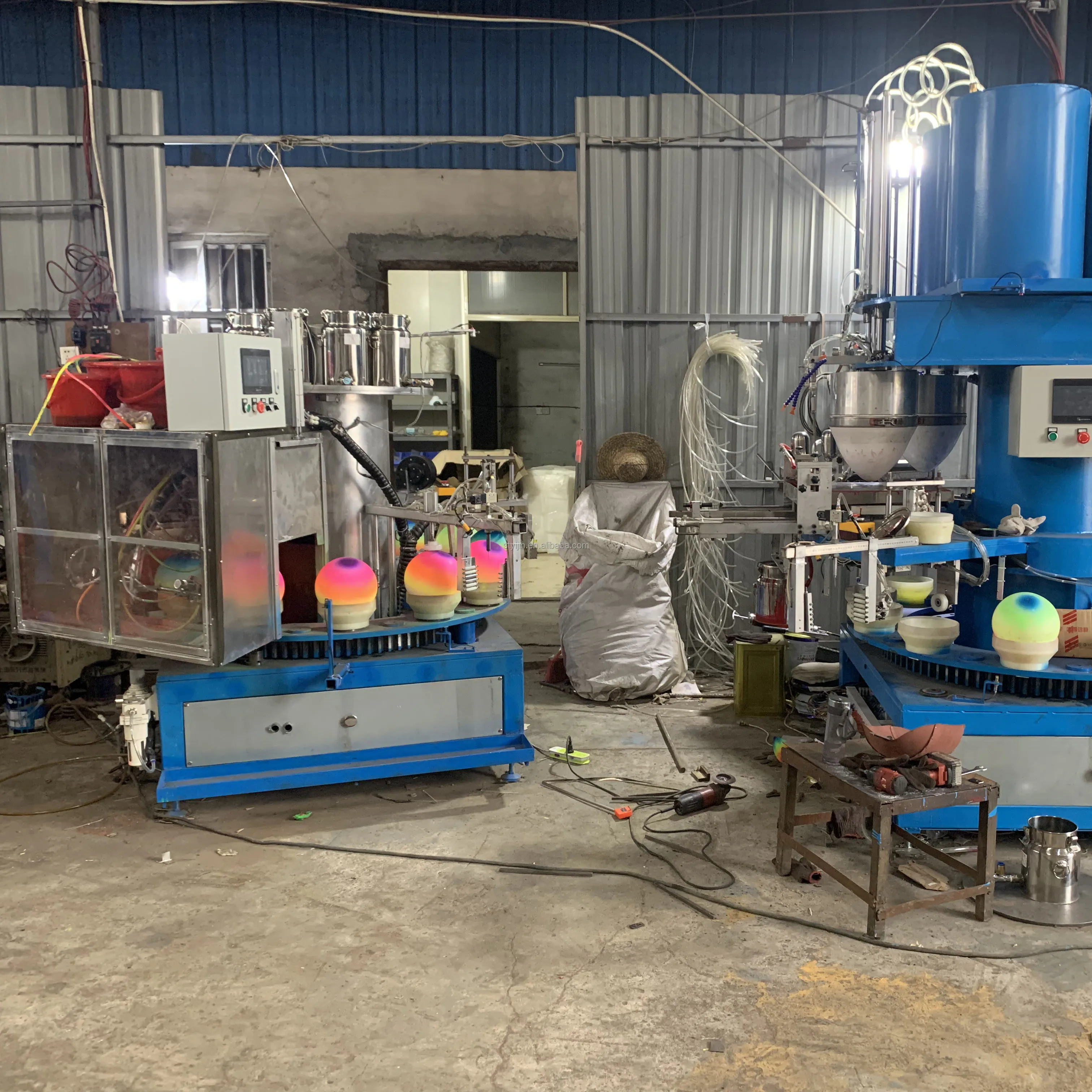 Soccer Rubber Sport Football Production Line Toy Kids Water Light Up Ball Manufacturer Process