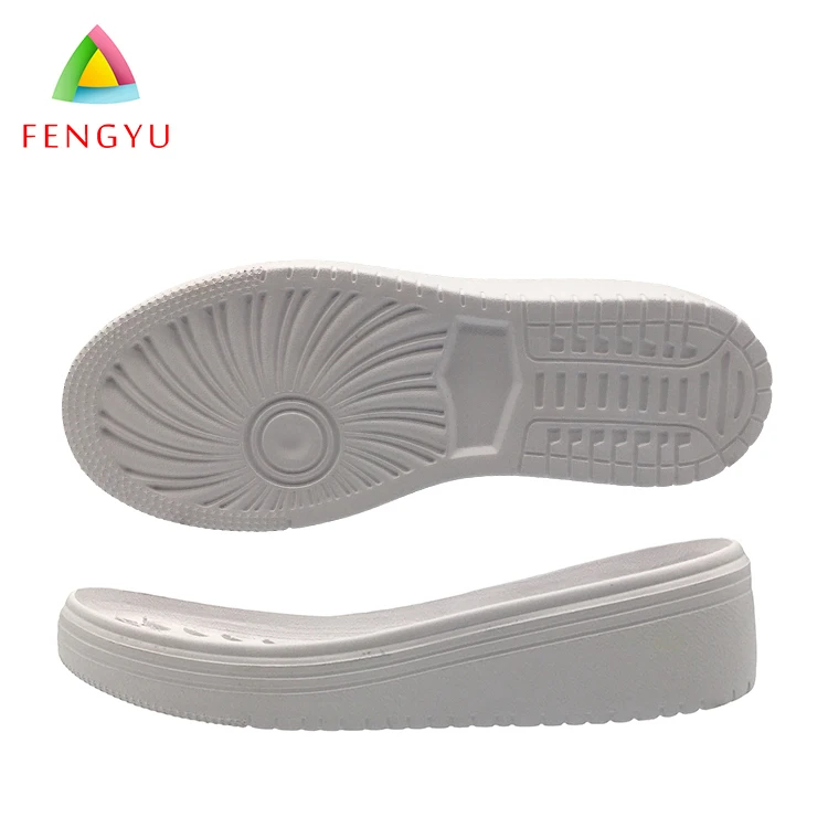 New Coming Hard-Wearing Women White Thick Sole,Wedge Sole For Sneakers