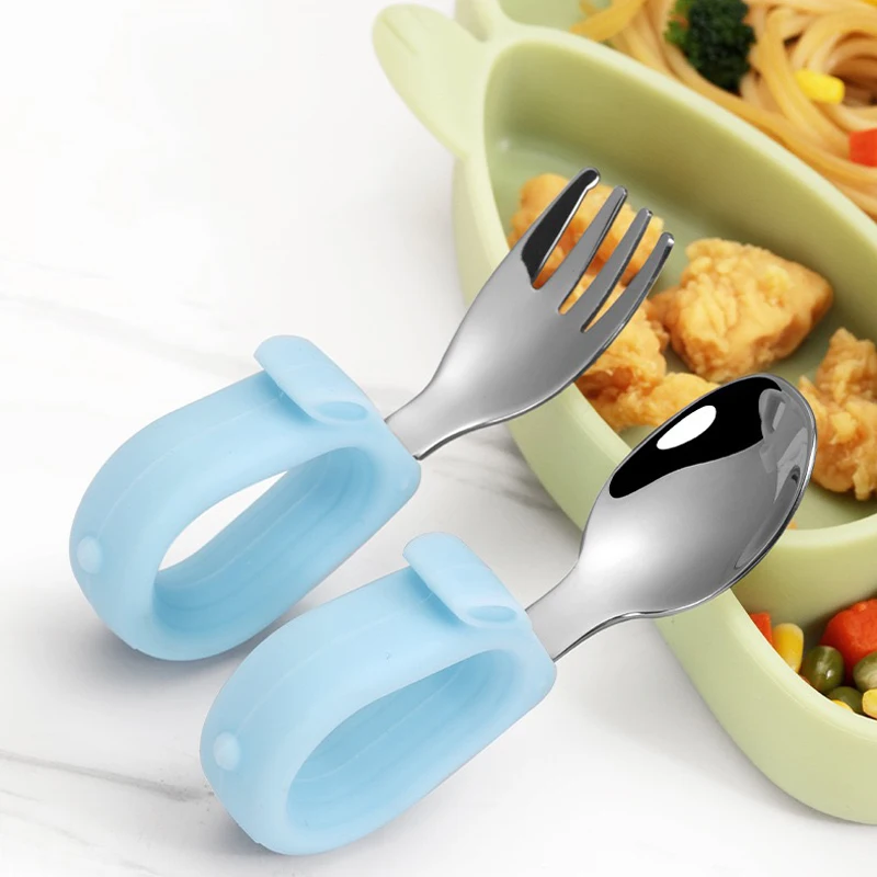 Custom Food Grade Silicone Spoon Animal Shape Children Spoon