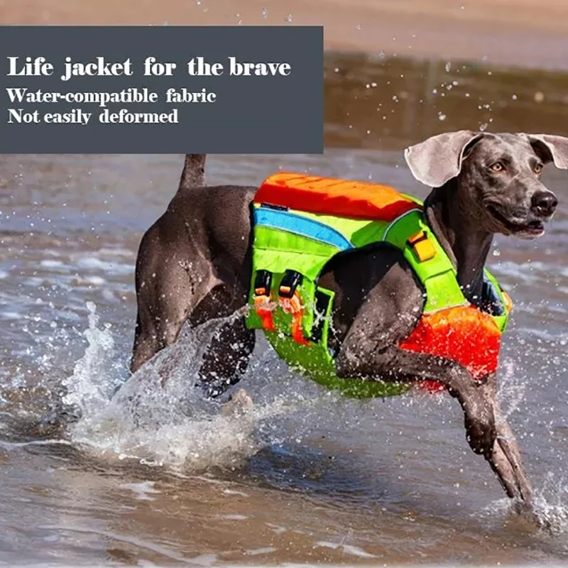 Wholesale Summer Waterproof Reflective Camouflage Rescue Dog Life Swimwear Vest Pet Life Safety Jacket