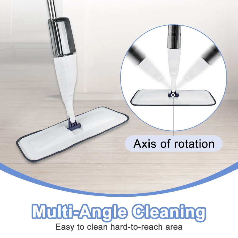 Spray Mop for Floor Cleaning Floor Mops with Washable Pads Wet Jet