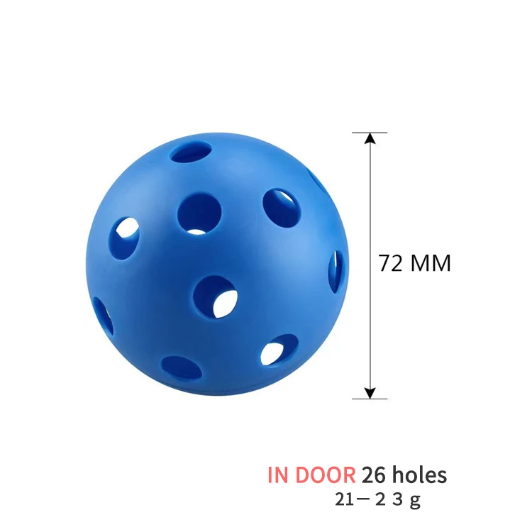 Regail Sports Outdoor Pickleballs 40 Holes Indoor 26 Pickleball Balls - USA USAPA Approved US Open