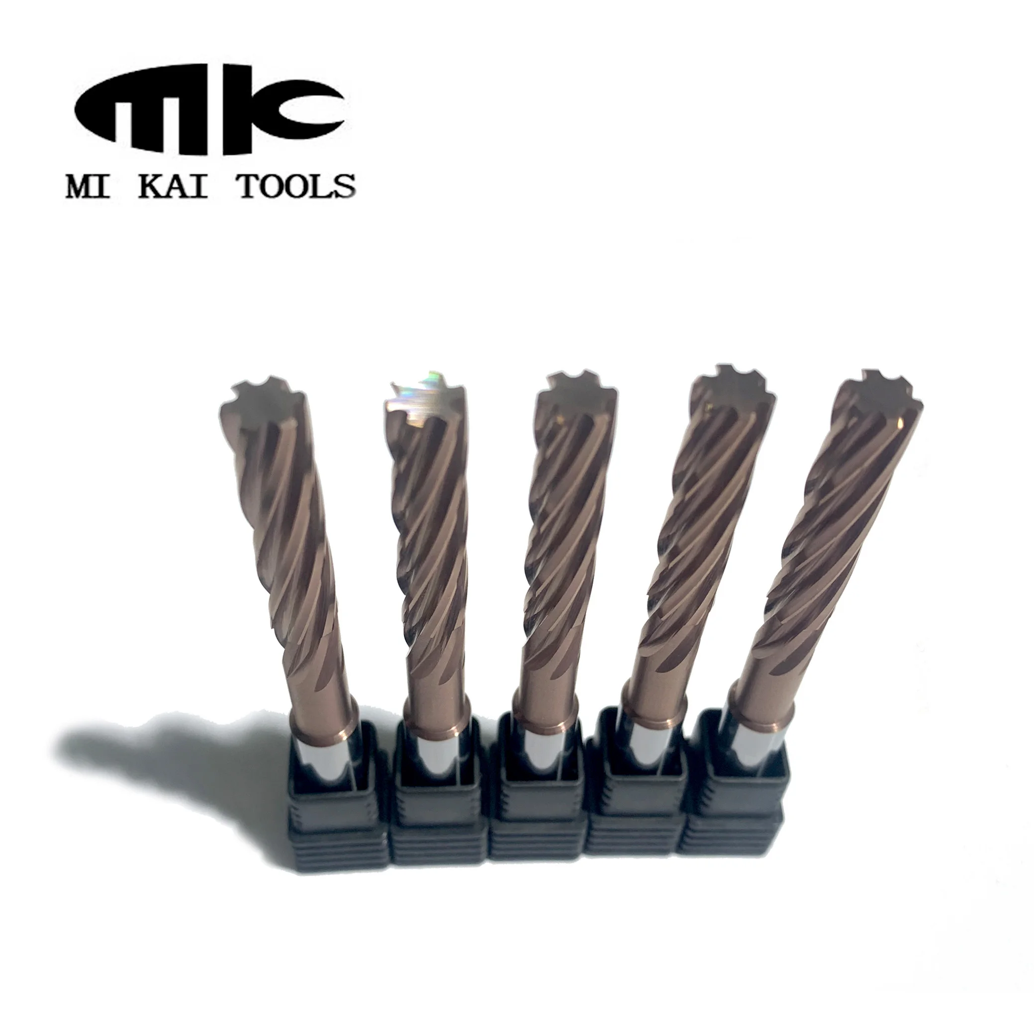  Высокое качество карбида вольфрама Sprial 6 флейт CNC Reamers инструмент с