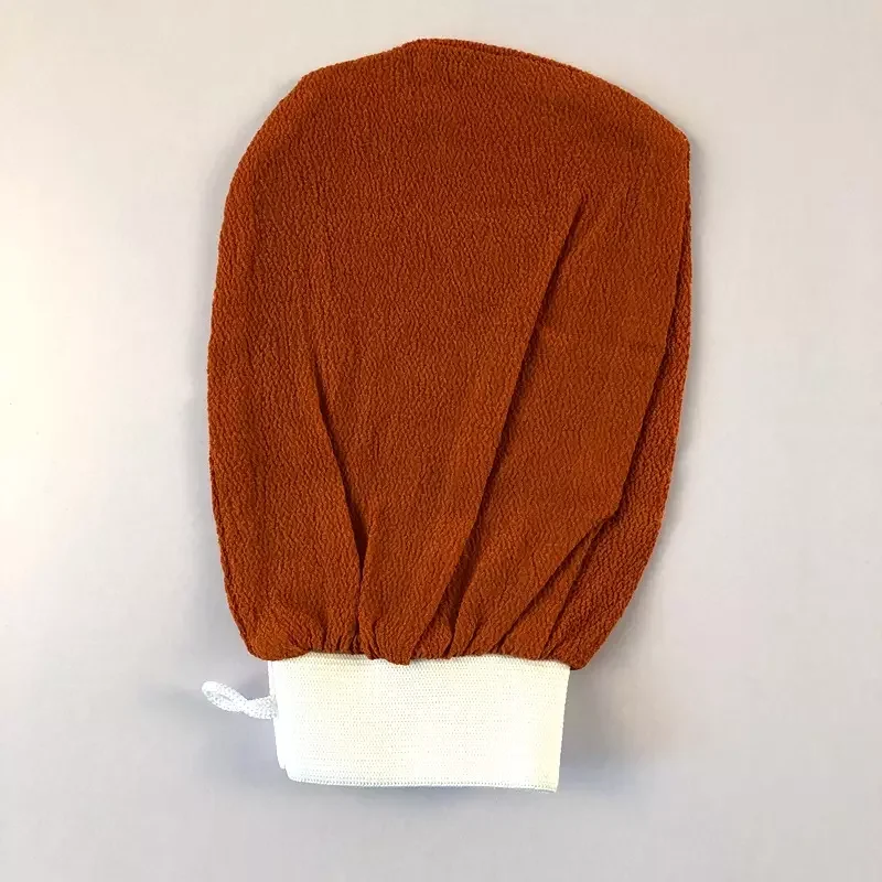 Exfoliating Mitts (1pc) at Home Body Cleaning Visibly Lift Away Dead Skin Great for Spray Tan Removal 100% Viscose Fiber