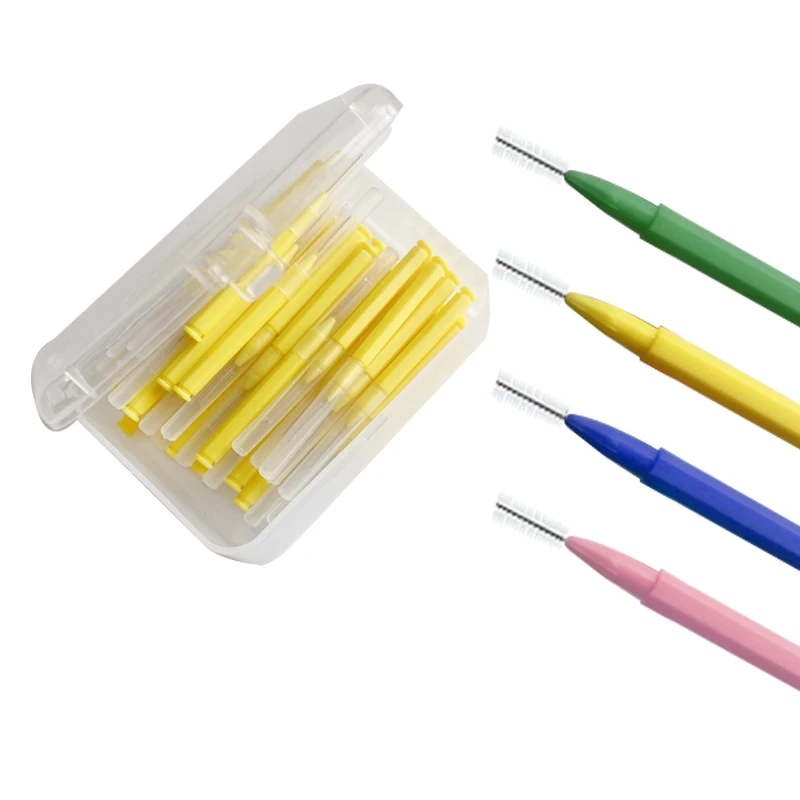 Зубная нить с мятным вкусом, гибкая резиновая межзубная щетка