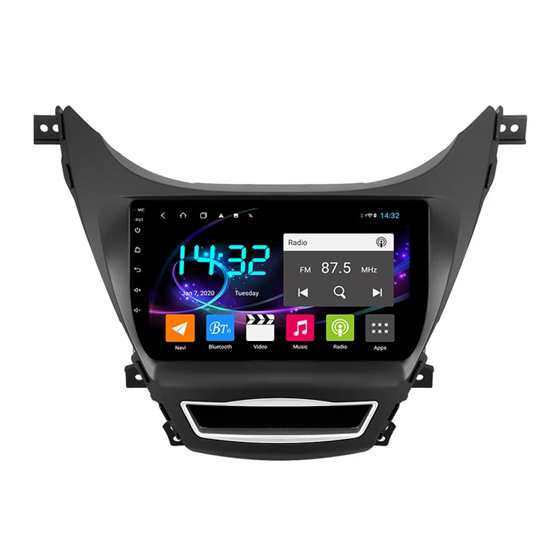 Car Radio Transmitter Android 10 Gps Navigation For Hyundai Elantra 2010-2016 Radio Car Camera