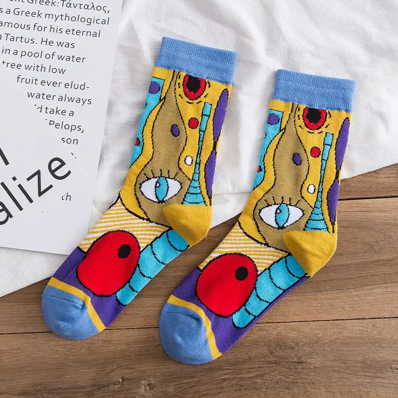 
Manufacturer Latest Pop Unique Perspective Promotional Adult Cartoon Socks 