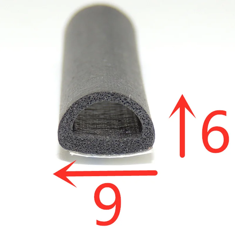 Customized Shape Ethylene-Propylene-Diene Monomer EPDM Rubber Foam Tape Seal Strips