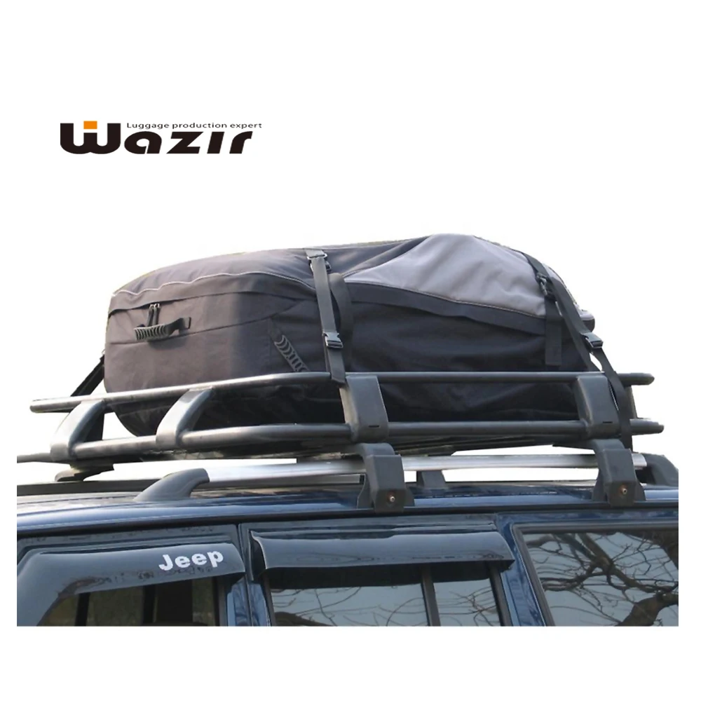 
Waterproof Car Roof Top Cargo Bag Rack Carrier Travel Storage Box For Jeep SUV 