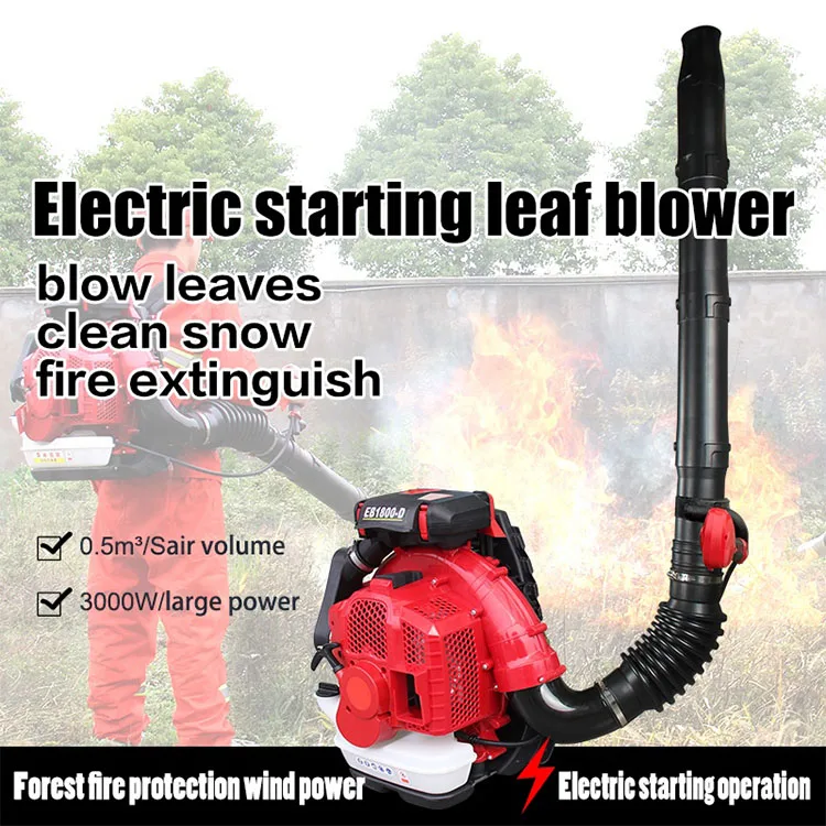 76cc Backpack Gasoline Eb9900 Air Blower Gas Blower Leaf Blower