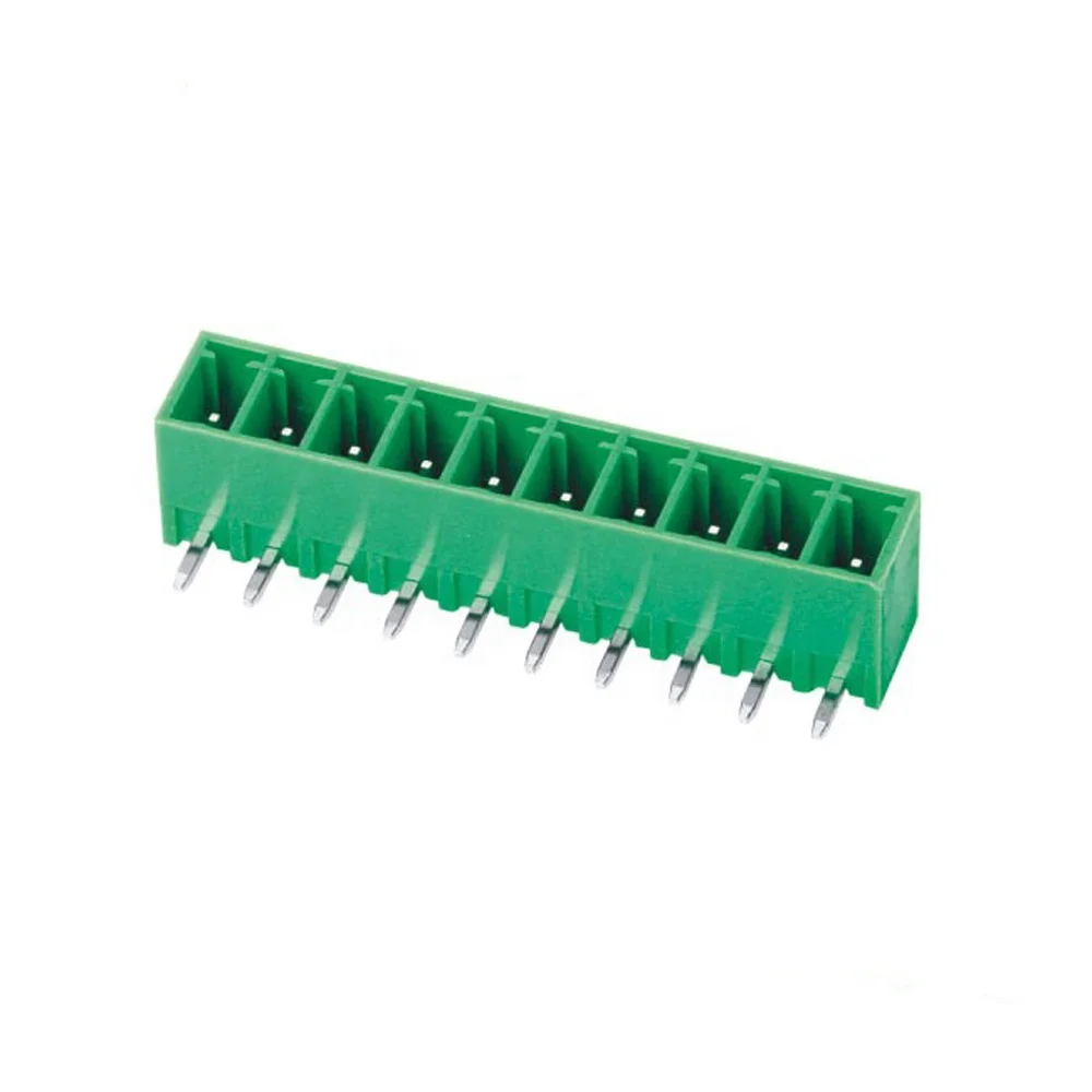 pcb board 3.5/3.81mm  pitch terminal block 2/3/4/5/6/7/8/10 pin 300V 8A terminal blocks connector