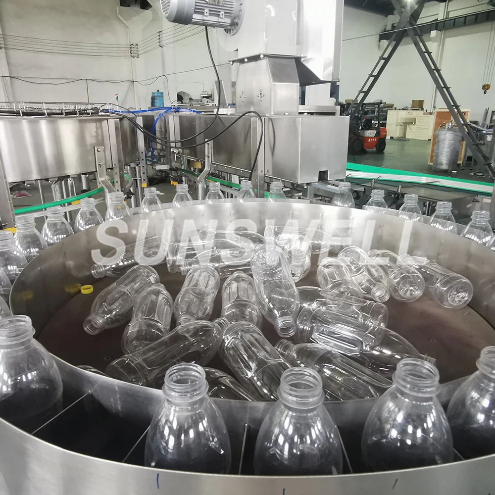 Factory price hot filling pet bottled juice 3-in-1 liquid filling machine