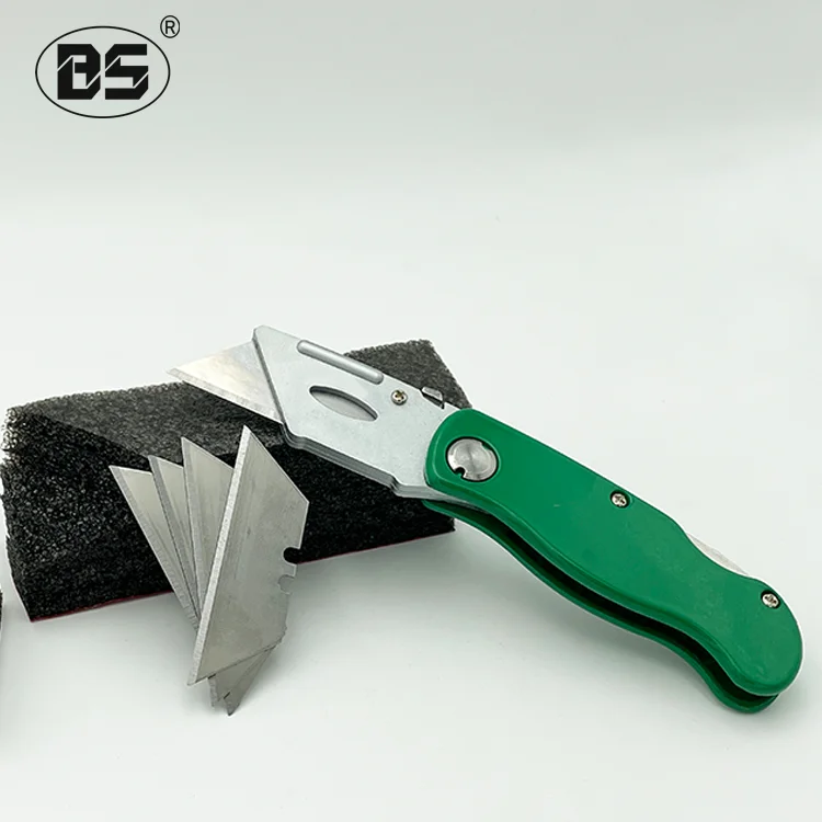 Wholesale folding knives pocket steel knives box cutter craftsman folding utility knife