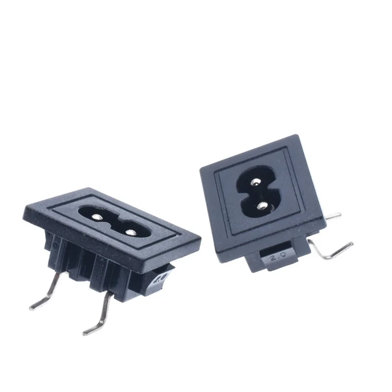 Supply DB-8 two - core small bend full copper fire retardant big eight type power adapter