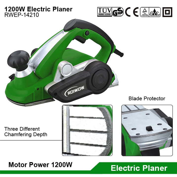 110MM Electric Planer Wood Table Planer For Woodworking Spare Parts Blades Power Tools Hand Held Electric Wood Planer Machine