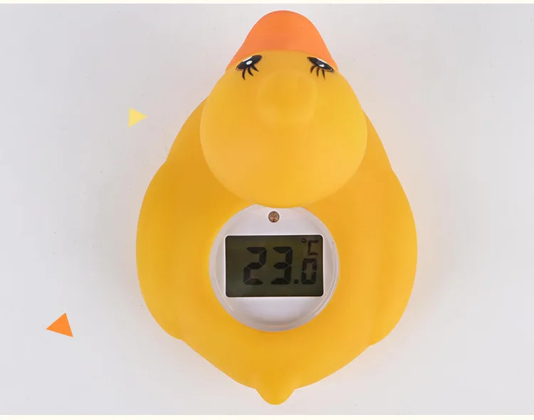 Test Report Hot sale Factory float waterproof safety Digital water Baby Bath Thermometer Duck Shower Thermometer for Kids
