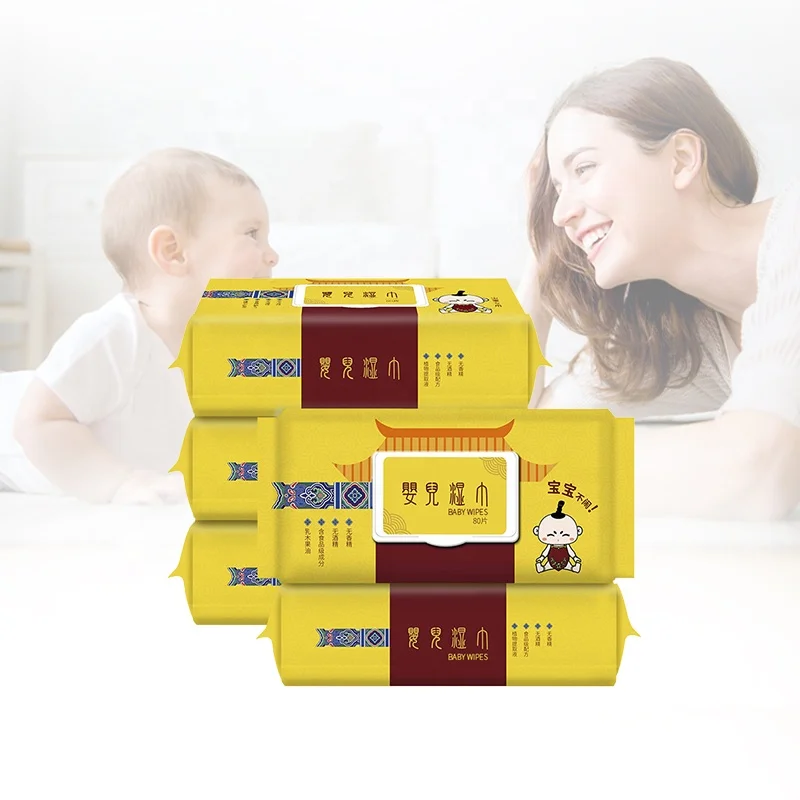 Traveling Baby Wipes Wet Wholesale Gmp Approved Tissues Logo Custom Water Based