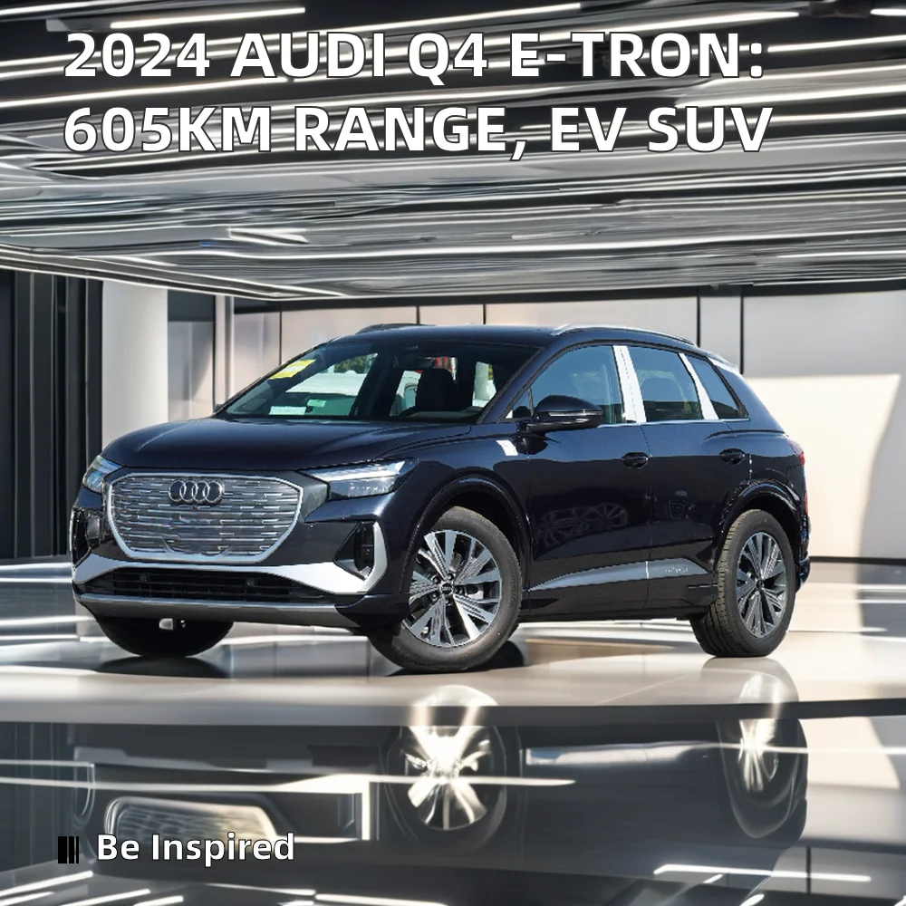 2024 модель Q4 E-Tron внедорожник высокоскоростной ев 605 км левый руль автоматическая коробка передач Дизель новое состояние кожаные сиденья