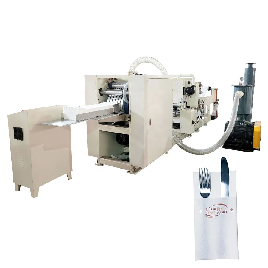 Two Lanes 1/8 Folding Automatic Kangaroo Tissue Airlaid Paper Making Machine