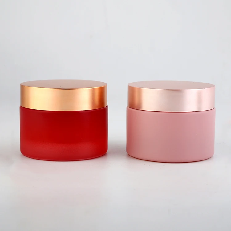 Exquisite 50g cream glass jar for cosmetic jar from China manufacture