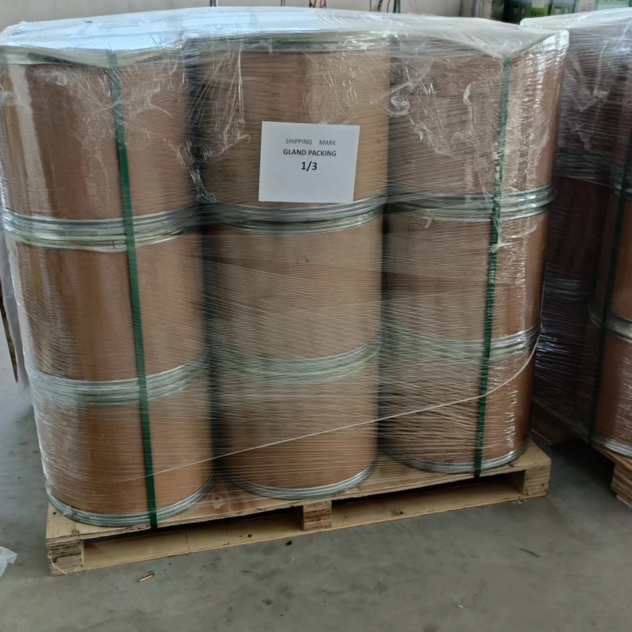 Customized High Temperature and High Pressure Braided Dry Gland Packing Seal Pure PTFE Packing