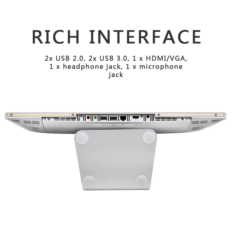 Original Factory Price 27 23.8 21.5 inch Desktop i5 i7 i3 AIO desktops ram 16gb hdd 1tera all in one computers