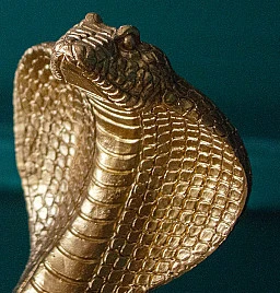 Unique And Stunning Gold Animal Resin Snake Table Lamp  Black Shade Vintage Hot Sale Home Decor Desk Lamp Creative