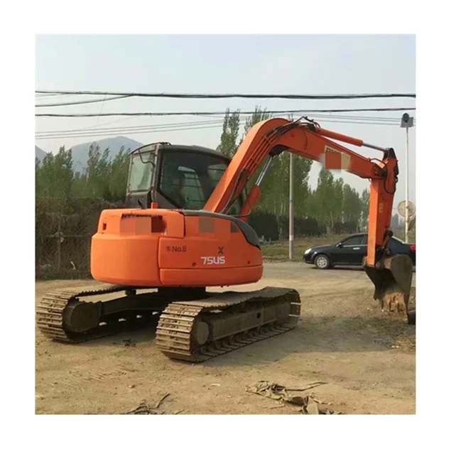 Used construction equipment hitachi zx75 Crawler Excavator machine/used excavator cheap and good quality for sale